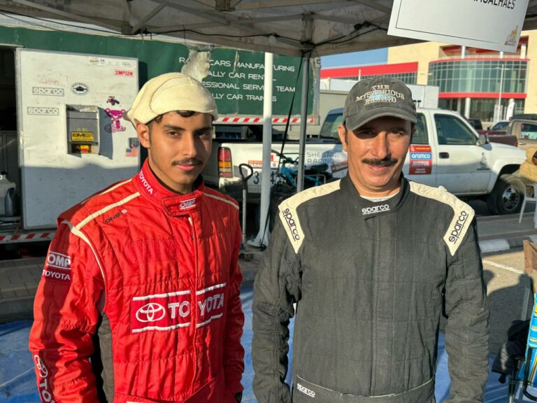 أصغر ملاح مشارك في رالي حائل تويوتا الدولي: سجلنا مركزا متقدما في المرحلتين