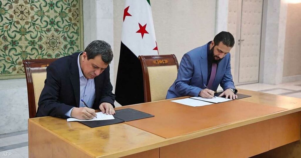 مصدر لسكاي نيوز عربية: اتفاق الشرع وعبدي تم بوساطة أميركية