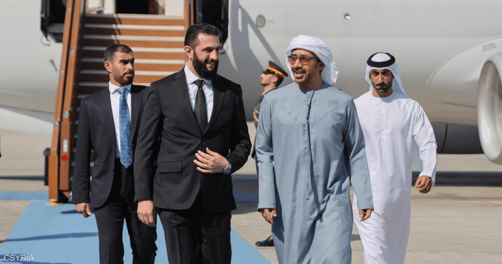 الرئيس السوري يصل الإمارات في زيارة رسمية