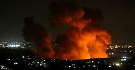 الجيش الإسرائيلي يقصف مواقع أسلحة لحزب الله