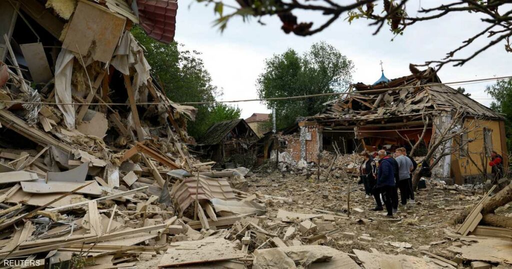 روسيا تشن هجوما قويا بطائرات مسيّرة على أوكرانيا