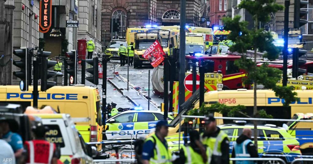 الشرطة البريطانية: حادث الدهس في ليفربول ليس إرهابيا