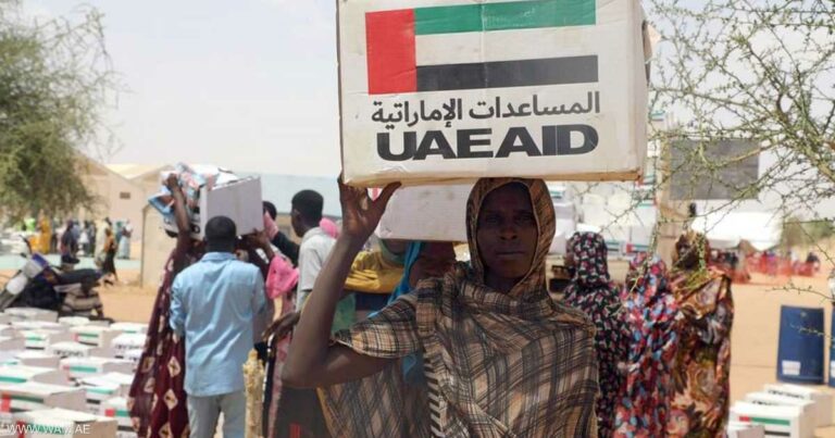 الإمارات تقدم 3 آلاف سلة غذائية للاجئيين السودانيين في تشاد