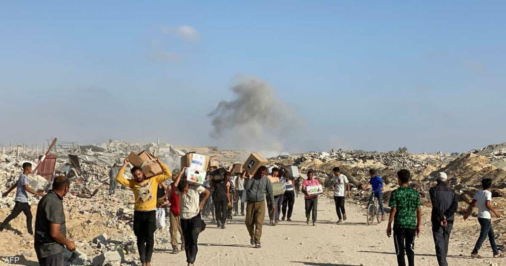 نتنياهو يقرّ بفقدان السيطرة على مركز توزيع مساعدات في غزة