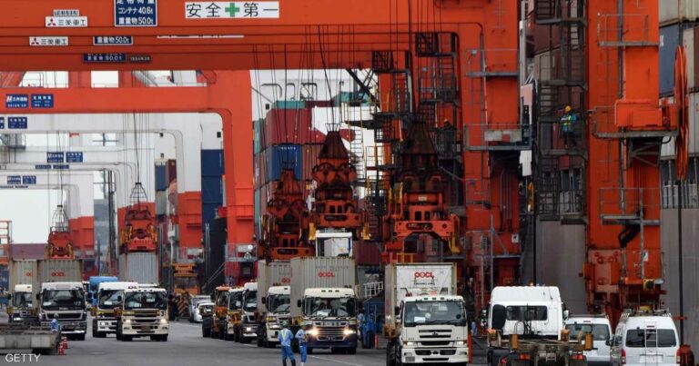 تباطؤ نمو الصادرات اليابانية الشهر الماضي