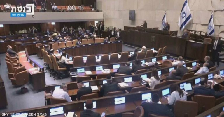 الكنيست الإسرائيلي يصوت ضد مقترح لحل نفسه