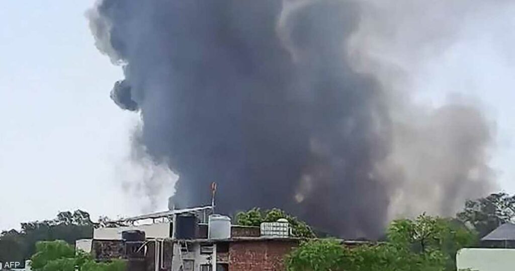 السلطات الهندية تكشف حصيلة جديدة لقتلى الطائرة المنكوبة