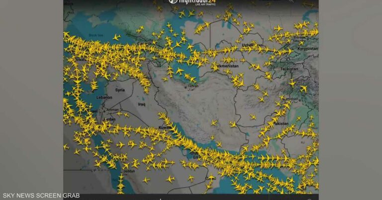 بالفيديو.. هكذا "فرغت" الأجواء بعد الضربة الإسرائيلية