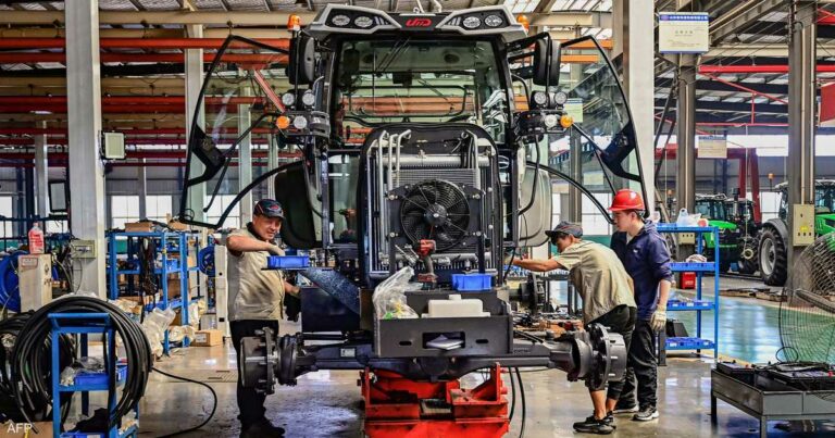 الناتج الصناعي للصين ينمو بنسبة 5.8% خلال الشهر الماضي