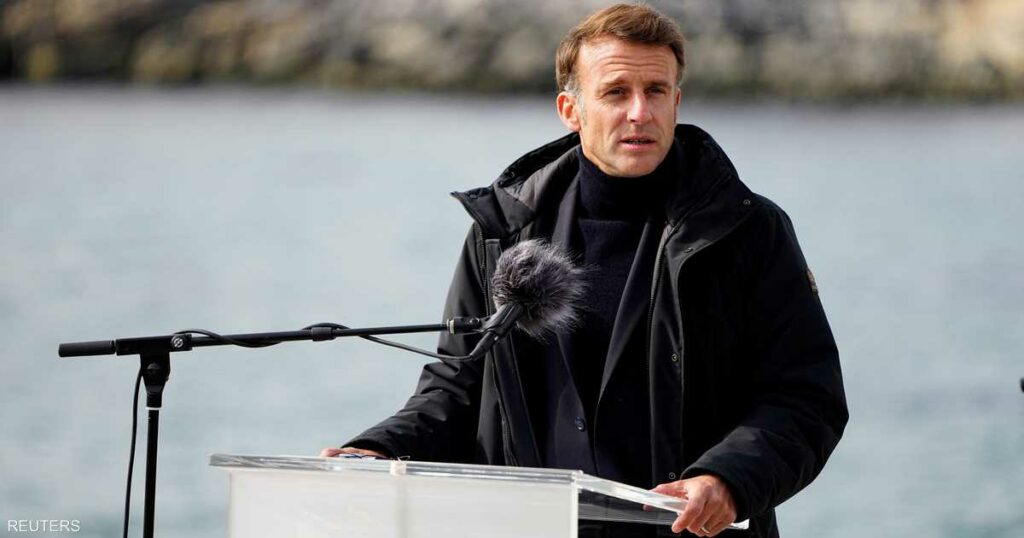 ماكرون: محاولة تغيير نظام إيران بالقوة ستكون خطأ استراتيجيا