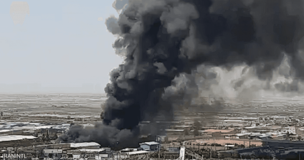 إيران.. إصابة أشخاص في انفجار خزان نيتروجين بمصفاة تبريز