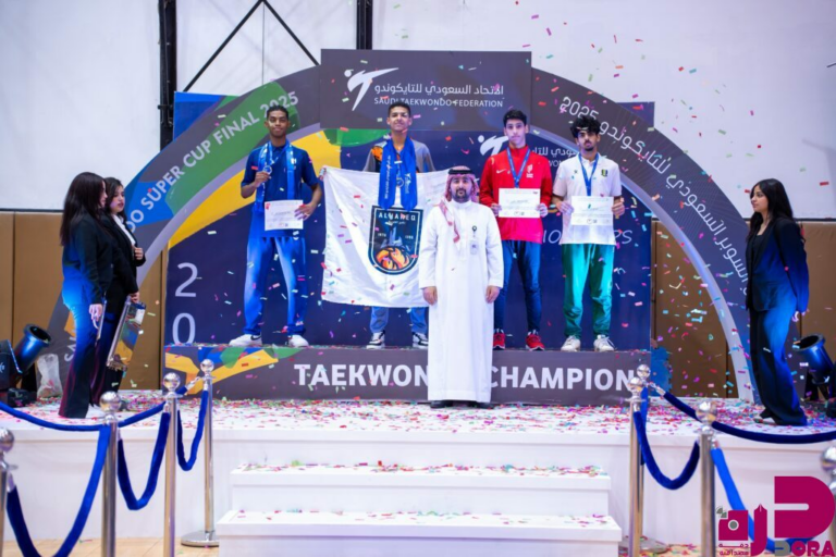القادسية يحرز 7 ميداليات في بطولة السوبر للتايكوندو