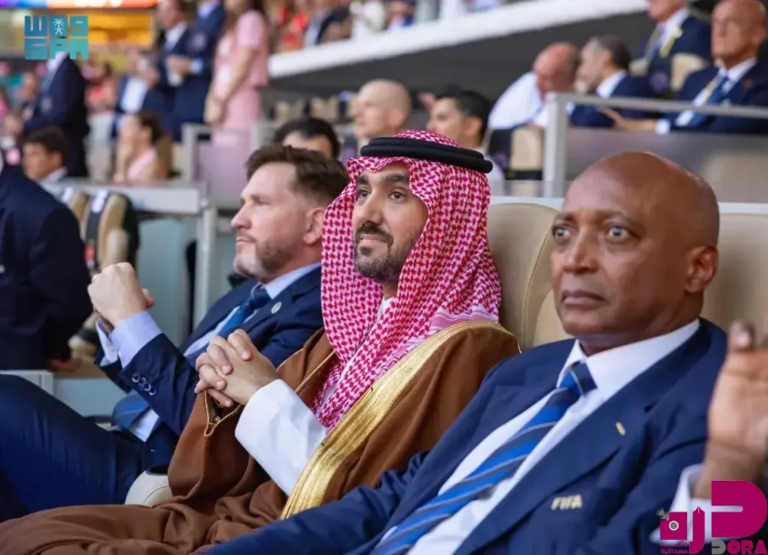 سمو وزير الرياضة يشهد المباراة الافتتاحية لبطولة كأس العالم للأندية 2025 في الولايات المتحدة الأمريكية