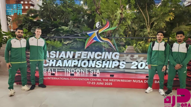 أخضر المبارزة يستهل مشواره بسلاح السيبر في البطولة الآسيوية في إندونيسيا