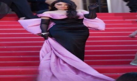 هيفاء وهبي تتألق بتنسيق اللون الزهري والأسود مع لمسة الذهبي هيفاء وهبي تتألق بتنسيق اللون الزهري والأسود مع لمسة الذهبي