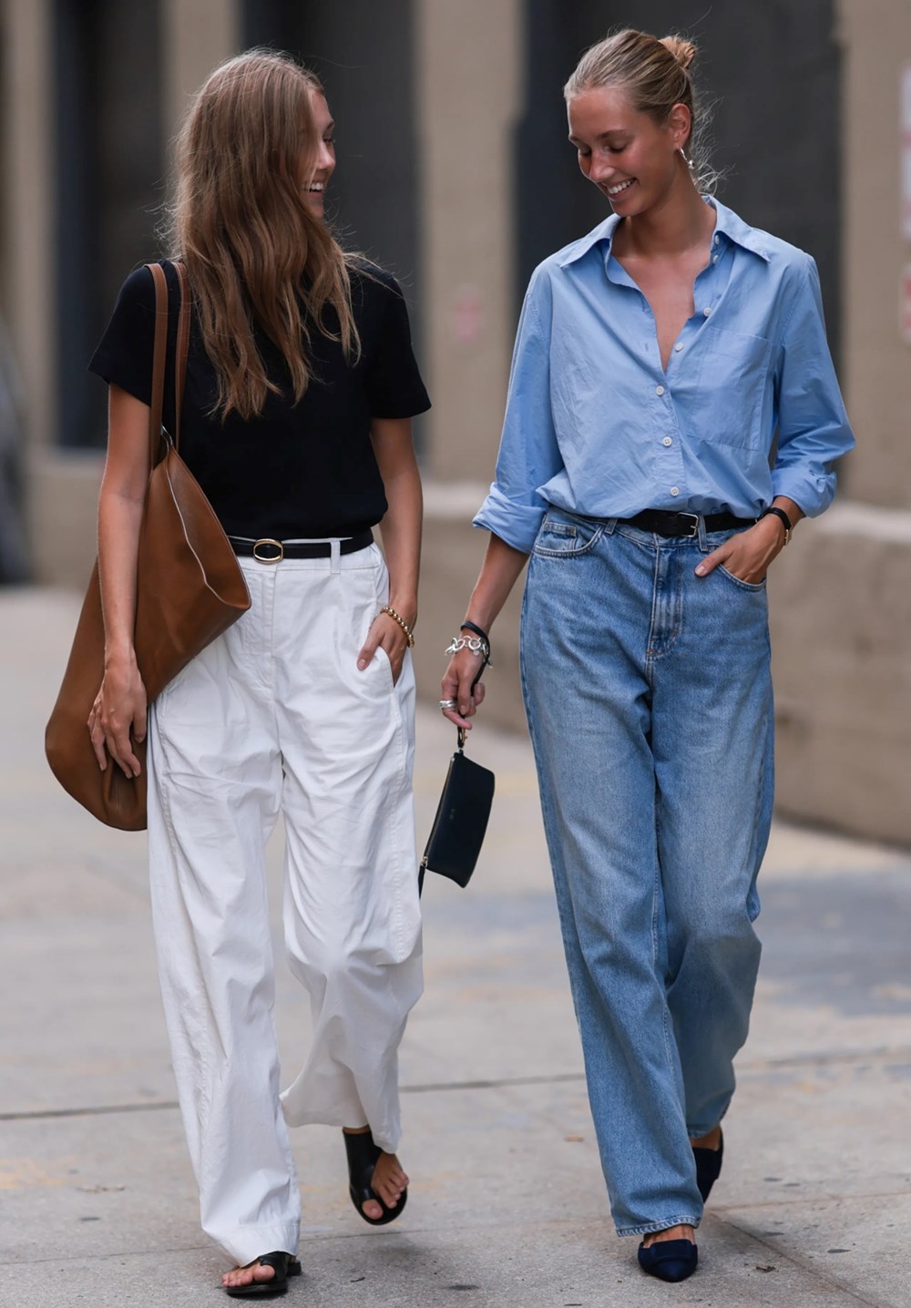 استعيدي أناقة التسعينيات.. سر التألق بالجينز الواسع بأسلوب عصري