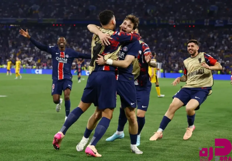 باريس سان جيرمان يفوز بدوري الأبطال لأول مرة بخماسية أمام إنتر