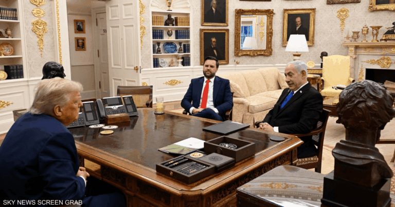 اجتماع ساعة ونصف.. ماذا دار بين ترامب ونتنياهو؟