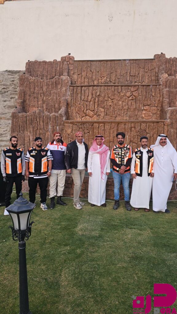 فريق متحدون الباحة للدراجات النارية يشاركون افتتاح مزرعة وأكواخ ريف الأزهر وفعاليات التجمع الصحي