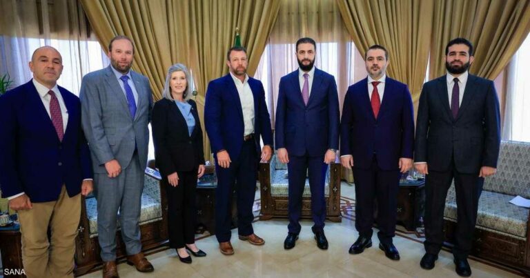 في دمشق.. الشرع يستقبل وفدا من الكونغرس الأميركي