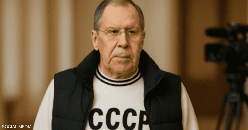 لافروف يعلّق على ارتدائه شعار الاتحاد السوفيتي في ألاسكا