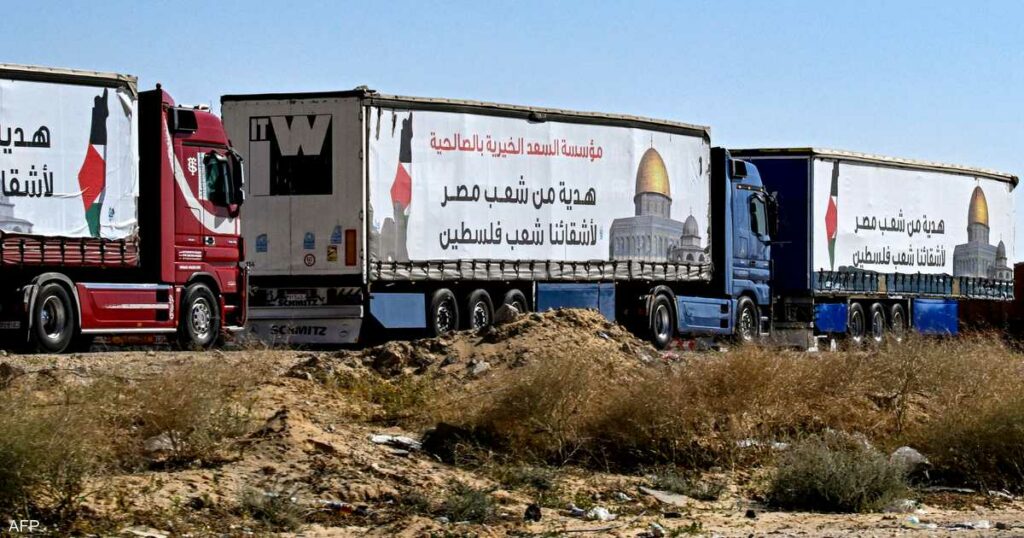 بيان: مصر أرسلت 70 في المئة من المساعدات التي وصلت إلى غزة