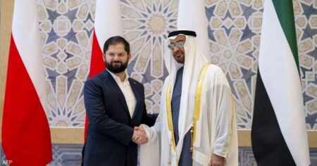 رئيس دولة الإمارات يصل القصر الرئاسي بأنغولا