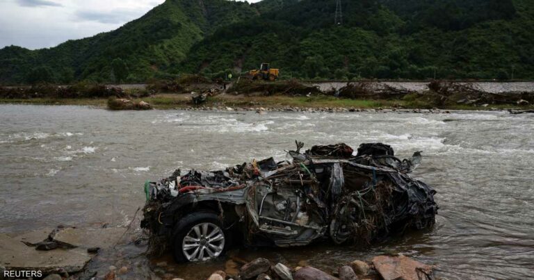 2.2 مليار دولار خسائر الصين بفعل السيول