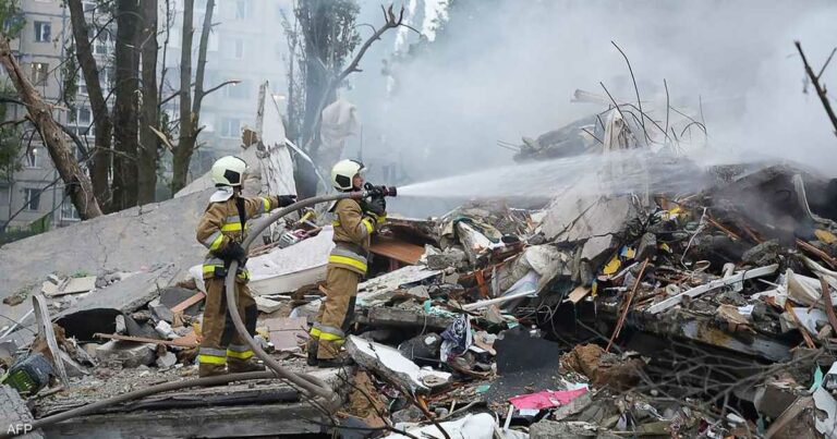 انفجارات عنيفة تهز كييف بفعل هجوم صاروخي روسي