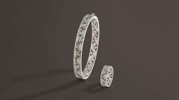 عائشة بن هندي: نحوّل المجوهرات إلى لغة شخصية عائشة بن هندي: نحوّل المجوهرات إلى لغة شخصية