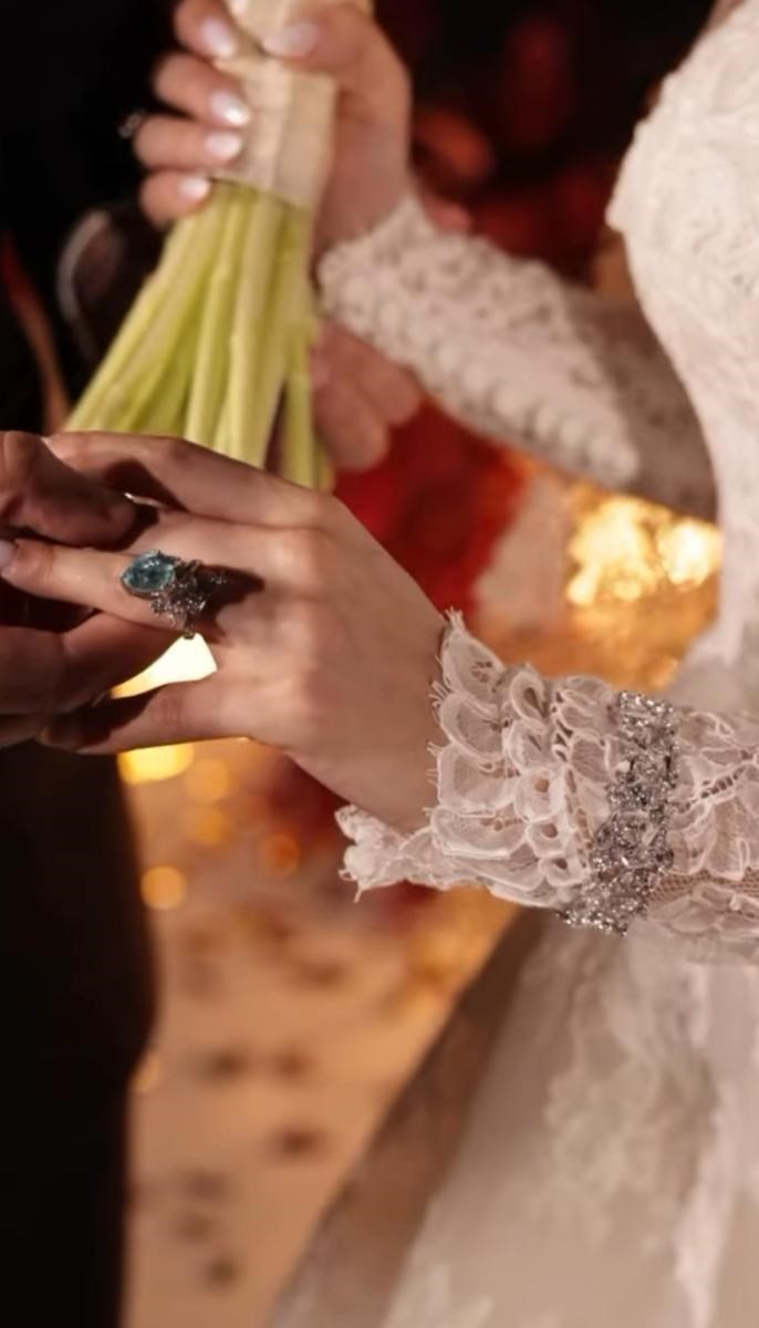 خاتم جورجينا الأحدث.. أغلى خواتم زفاف المشاهير