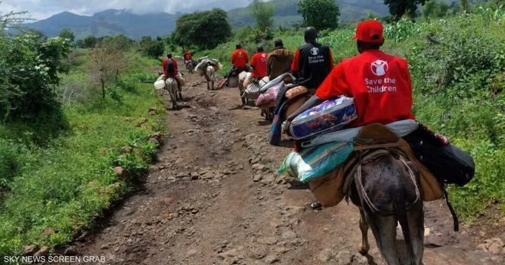 فريق "أنقذوا الطفولة" يصل قرية سودانية منكوبة بعد 6 ساعات