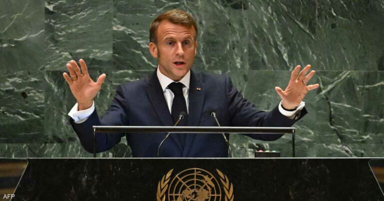 ماكرون يعلن اعتراف فرنسا بدولة فلسطين