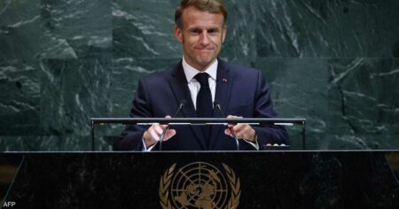 ماكرون يحذر من مبدأ "البقاء للأقوى" في الشؤون الدولية