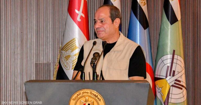 السيسي: لن أراهن بحياة المصريين لإدخال المساعدات إلى غزة