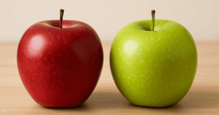 أيهما أفضل لصحتك التفاح الأحمر أم الأخضر؟