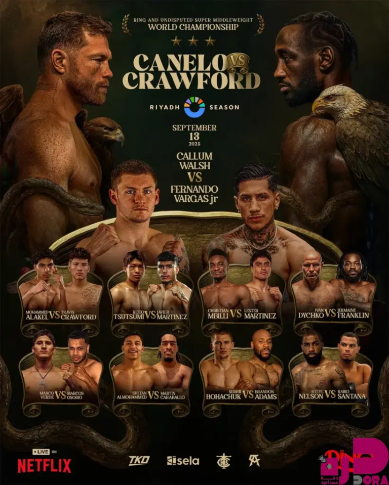 جماهير الملاكمة تترقب المواجهة بين كانيلو وكراوفورد في “لاس فيغاس”