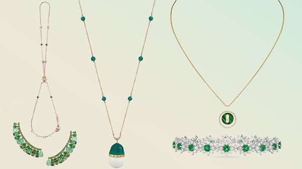 مجوهرات باللون الأخضر.. تألقي بها في اليوم الوطني السعودي مجوهرات باللون الأخضر.. تألقي بها في اليوم الوطني السعودي