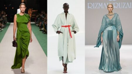 إطلالات أنيقة تألقي بها في اليوم الوطني السعودي