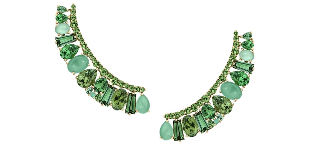 مجوهرات باللون الأخضر.. تألقي بها في اليوم الوطني السعودي