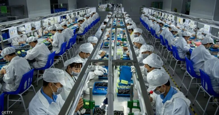 انكماش نشاط المصانع الصينية مع تراجع طلبيات التصدير