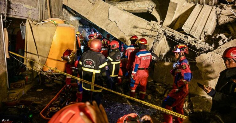 إندونيسيا.. حصيلة ضحايا انهيار مدرسة ترتفع إلى 8 قتلى