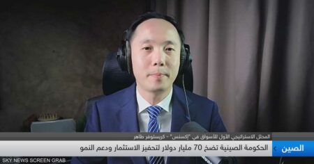 طاهر: تحفيزات الصين ستركز على قطاع التكنولوجيا