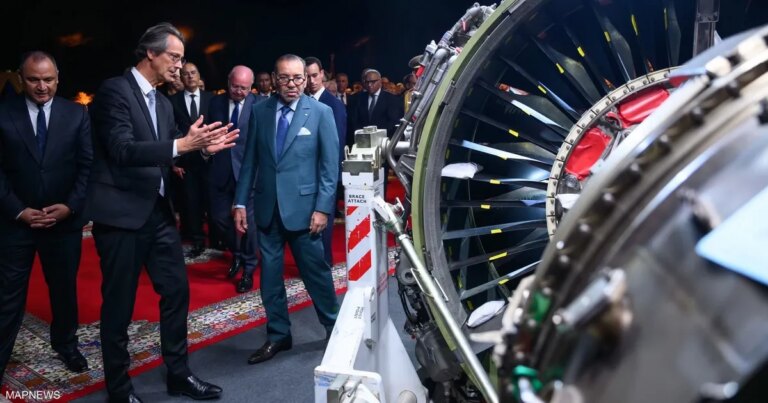 العاهل المغربي يطلق أشغال إنجاز مركب صناعي لمحركات الطائرات