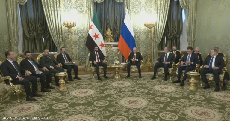 بوتين يستقبل الشرع في موسكو.. وهذه أبرز "الاتفاقات"