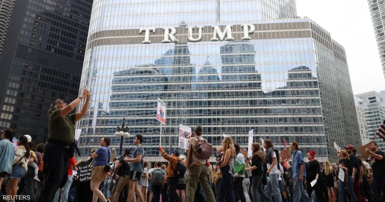 تظاهرات تجتاح الولايات المتحدة ضد الرئيس ترامب