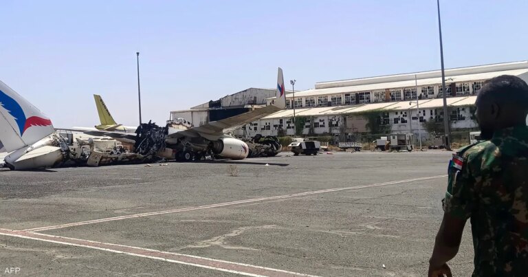 مسيّرات تضرب منطقة مطار الخرطوم قبيل إعادة افتتاحه