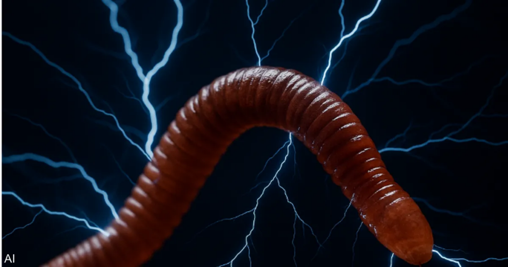 علماء يكتشفون دودة تصطاد فريستها بالكهرباء