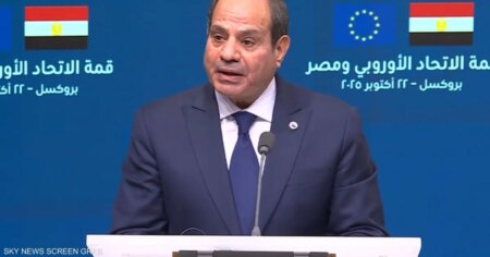 السيسي: نتطلع لدور أوروبي كبير في مؤتمر إعادة إعمار غزة