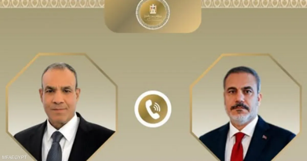 وزيرا خارجية مصر وتركيا يؤكدان على التنسيق في غزة